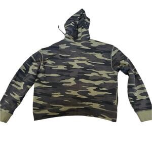 💚 Socialite Cropped Camo Hoodie – Women’s XL 💚